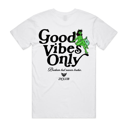 Green Good Vibes FRONT/BACK - Tee