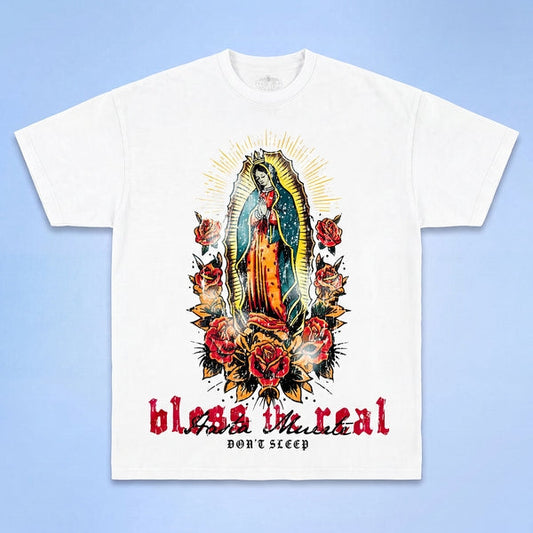 Bless The Real - Cream Tee