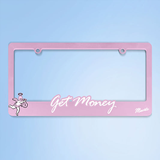 Get Money License Plate Frame