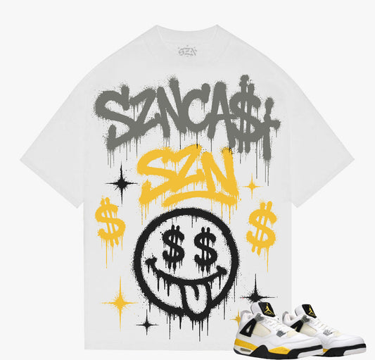 SZN - Money Talks - White Tee