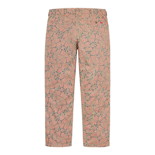 Supreme Work Pant (FW21)- Khaki Floral Cards