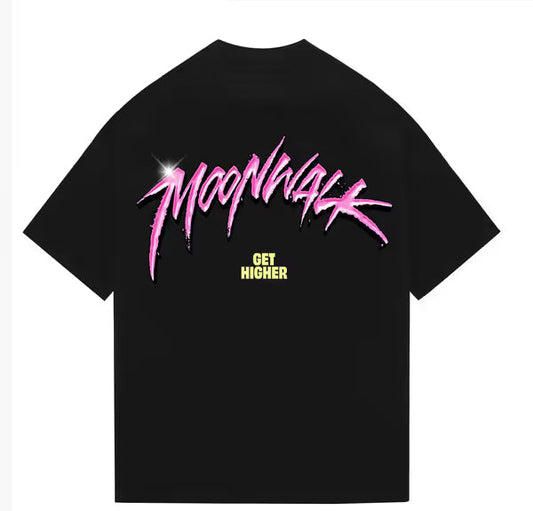 Moonwalk - Get Higher - Jet Black Tee