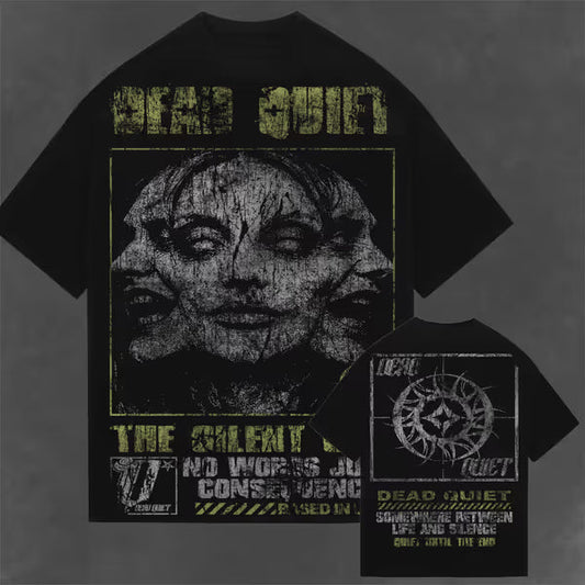 Dead Quiet - The Silent One - Jet Black Tee